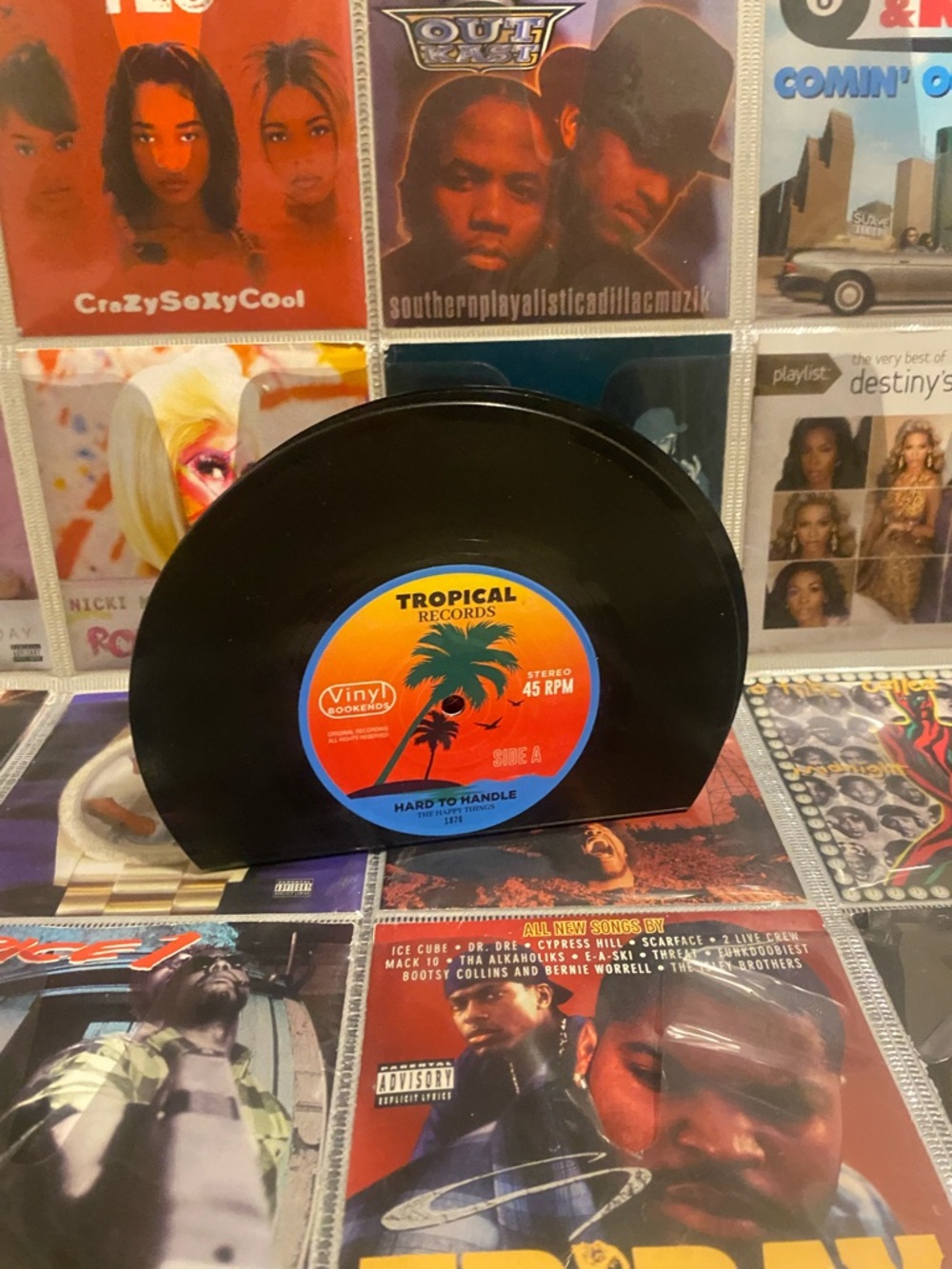 Vinyl Record Bookends - Picture 2 of 3